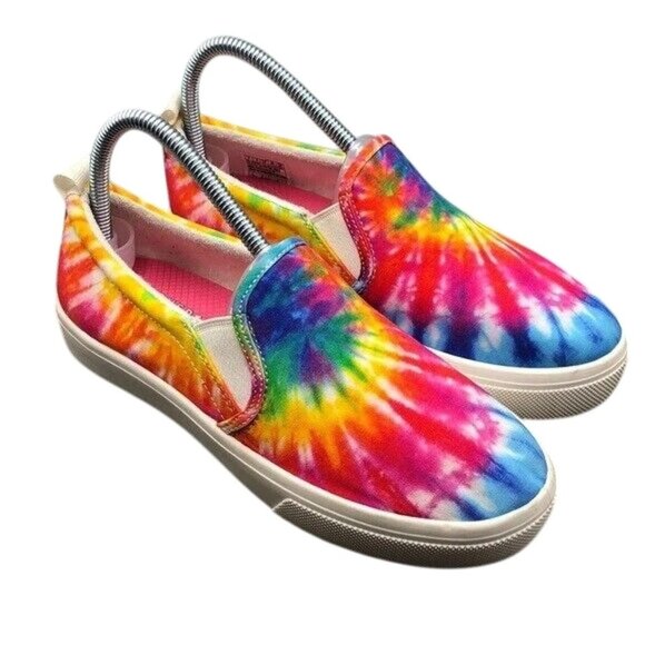 Skechers poppy Hippy Hype Womens size 10 shoes multicolor tie dye slip on sneake - Picture 1 of 8